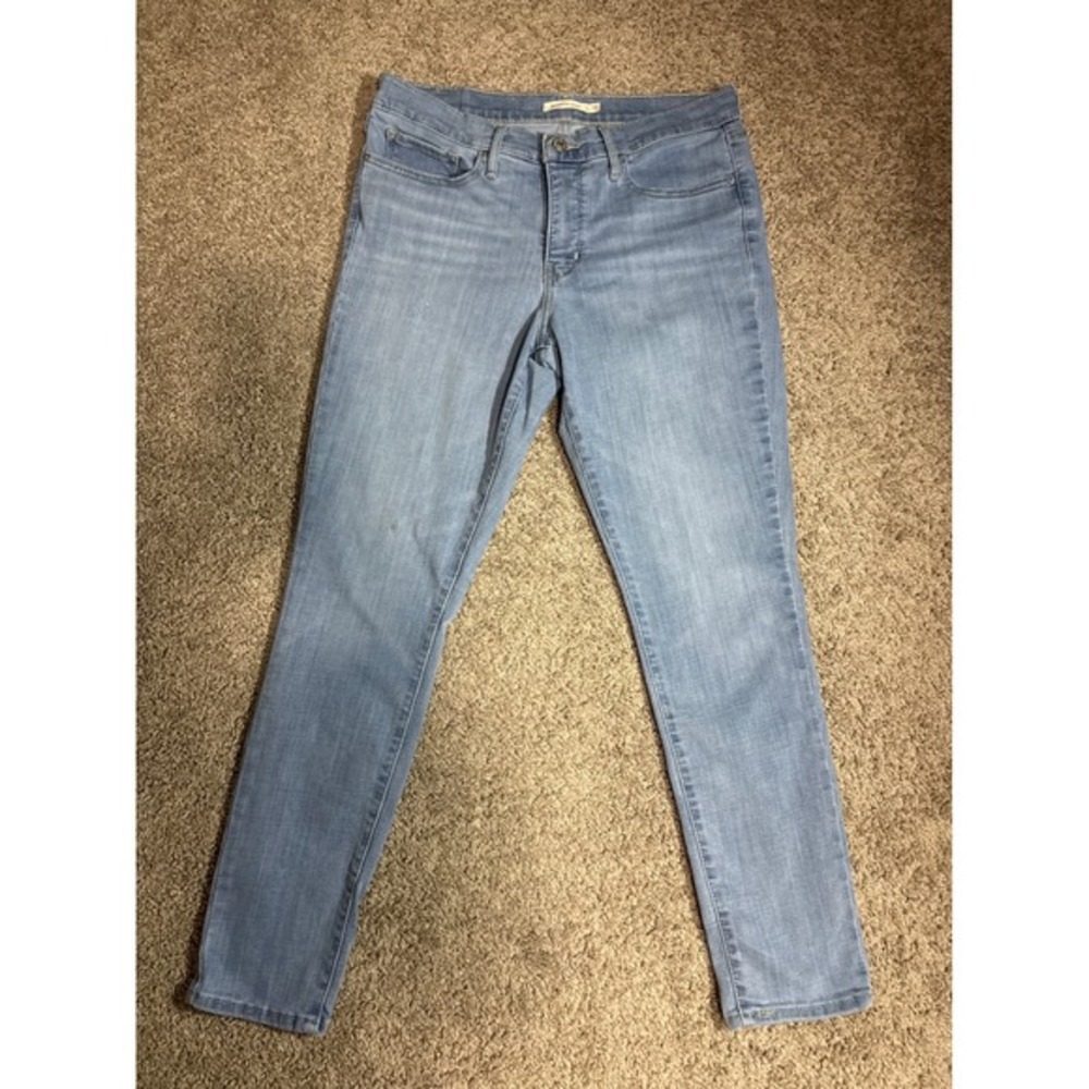 Levis Signature Gold Label Totally Shaping Skinny Jeans Light Wash Women 31X30